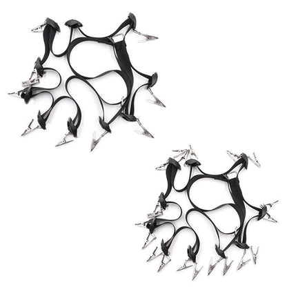 Over Door Hat Rack Baseball Cap Holder Storage Strap with Clips Closet Organizer - 10 Clips