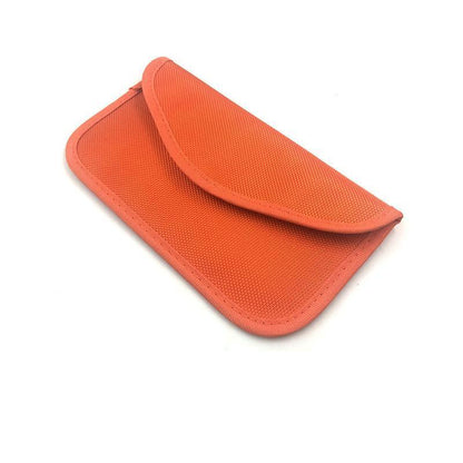 Car Key Case For Faraday Cage Fob Pouch Keyless RFID Blocking Bag - Red