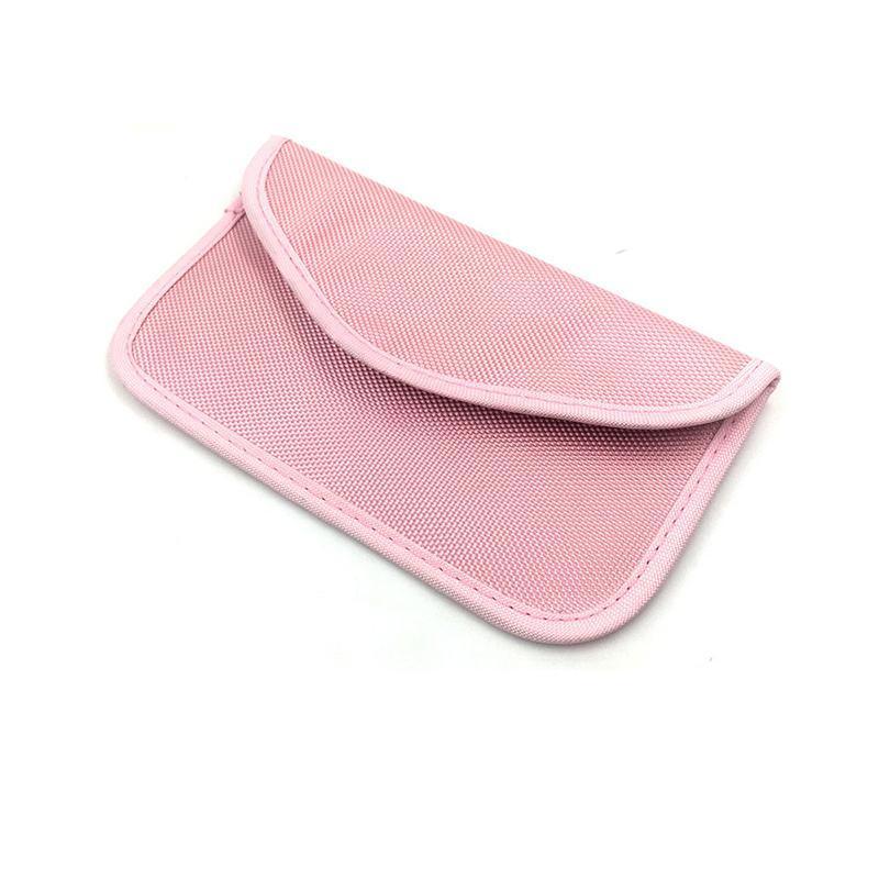 Car Key Case For Faraday Cage Fob Pouch Keyless RFID Blocking Bag - Red