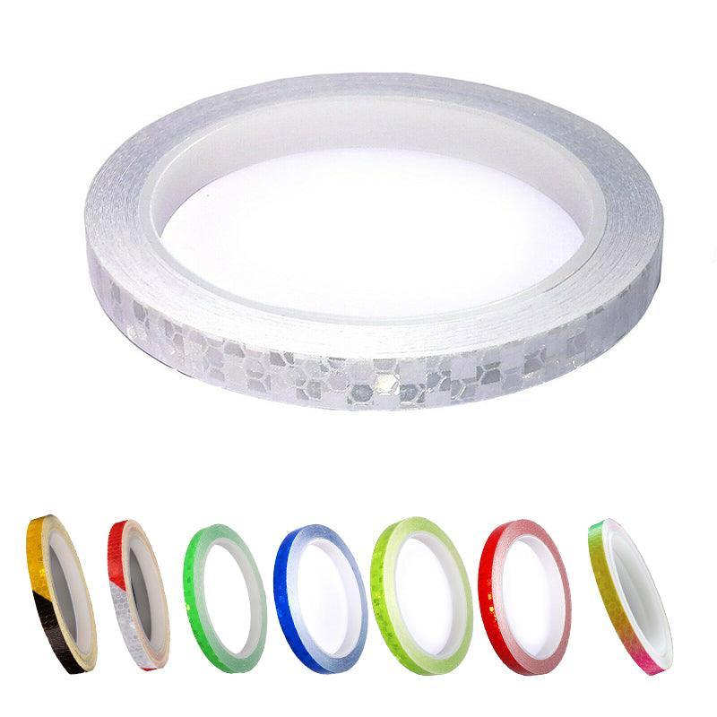 8m Reflective Tape for Bikes Cars Motorcycles Waterproof High Visibility Strip - Blue