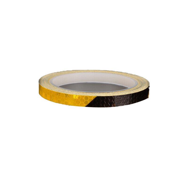 8m Reflective Tape for Bikes Cars Motorcycles Waterproof High Visibility Strip - Red