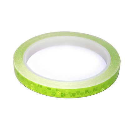 8m Reflective Tape for Bikes Cars Motorcycles Waterproof High Visibility Strip - White