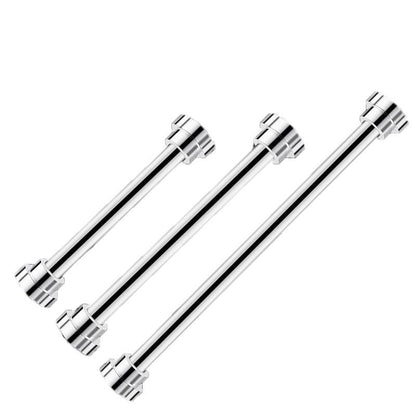 Adjustable Tension Rod Extendable Rack Shower Wind Curtain Closet Pole 50-160cm - 50-85cm