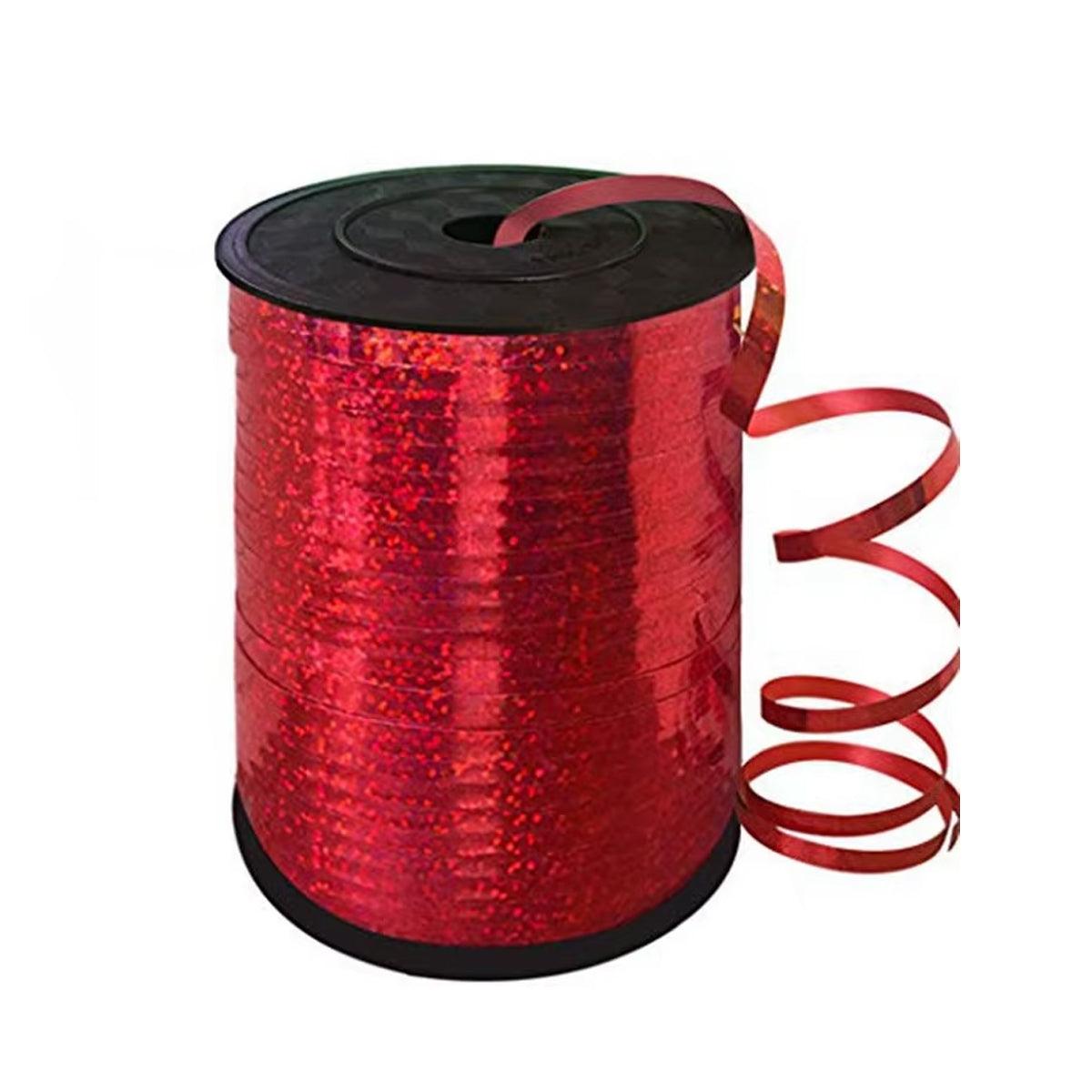 5mm Balloon Ribbon Curling Party String Gift Wrap Decoration Birthday Wedding - Bright-Silver