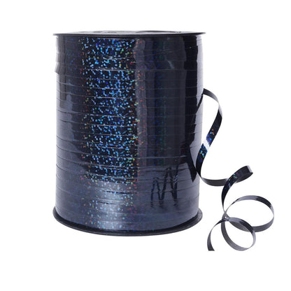 5mm Balloon Ribbon Curling Party String Gift Wrap Decoration Birthday Wedding - Laser-Black