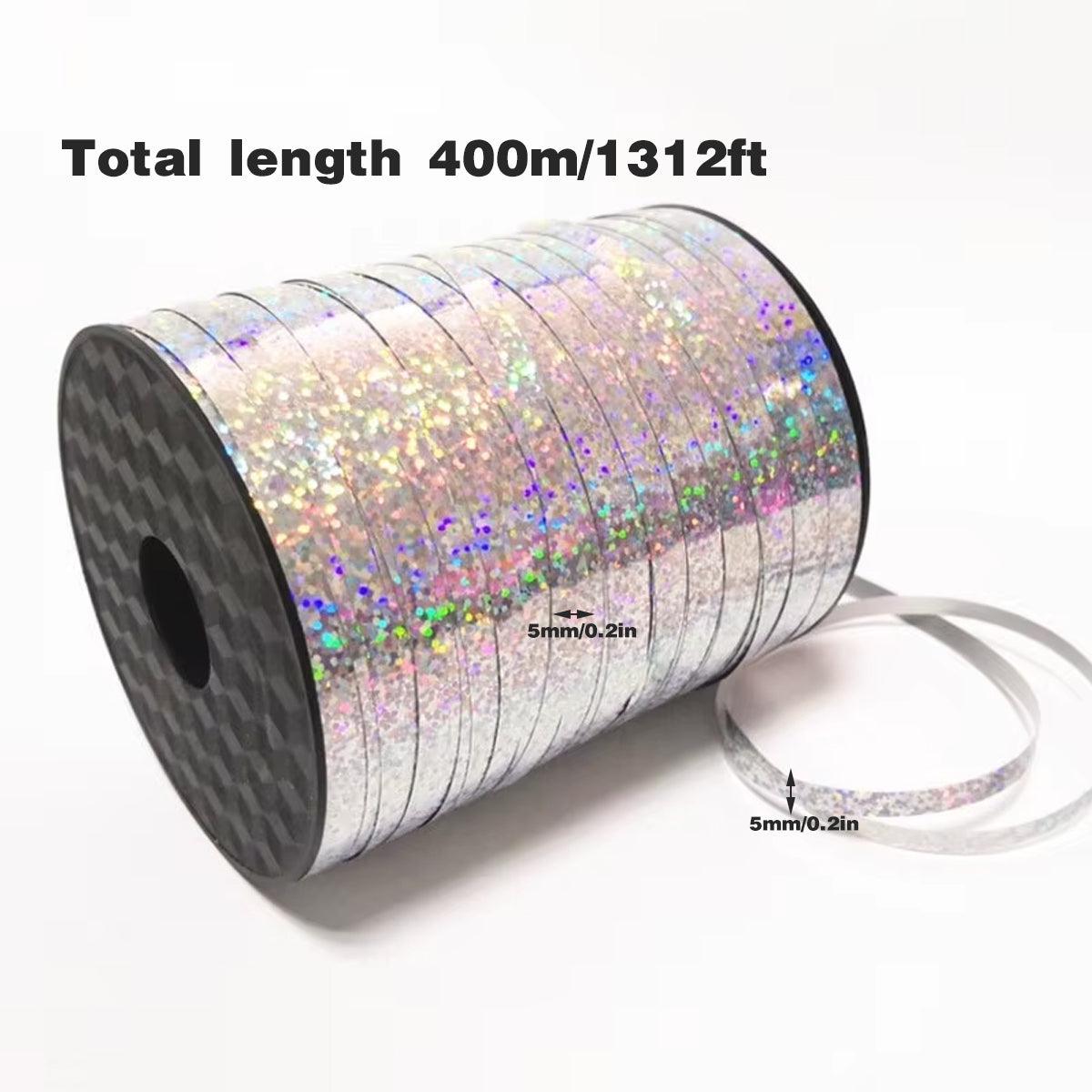 5mm Balloon Ribbon Curling Party String Gift Wrap Decoration Birthday Wedding - Laser-Green