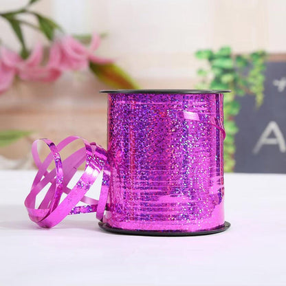 5mm Balloon Ribbon Curling Party String Gift Wrap Decoration Birthday Wedding - Laser-Green