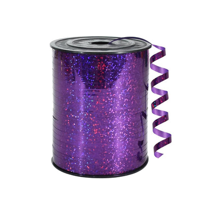 5mm Balloon Ribbon Curling Party String Gift Wrap Decoration Birthday Wedding - Laser-Silver