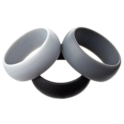 Silicone Rubber Ring Bands 3Pcs - 8
