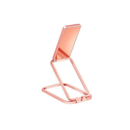 Universal Phone Ring Grip Holder Back Mount Stand for Smartphones and Tablets - Rose Red