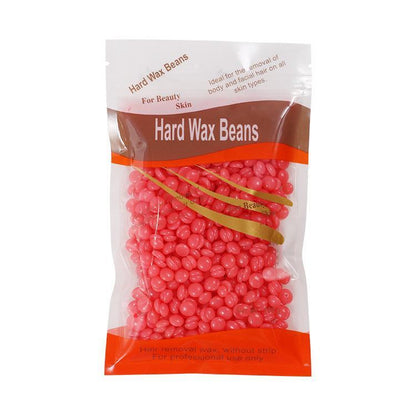 300G Hard Wax Bean No Strip No Pain Hot Film Body Waxing Hair Removal Depilatory - Rose