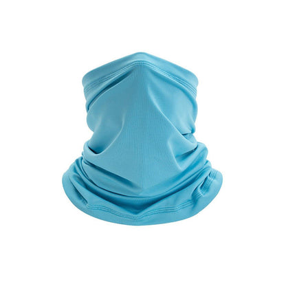 Sunblock Ice Silk Breathable Bandana Bib Face Scarf Fishing Biker Sport Headgear - Camouflage Green