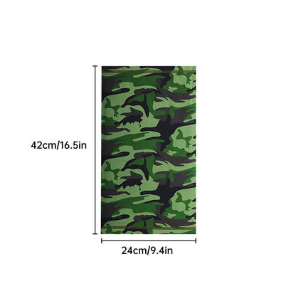 Sunblock Ice Silk Breathable Bandana Bib Face Scarf Fishing Biker Sport Headgear - White