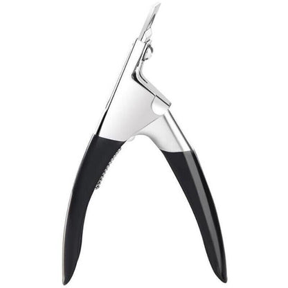 Acrylic Nail Tip Cutter False Nail Clipper U Shape Manicure Art Trimmer Tool - Blue
