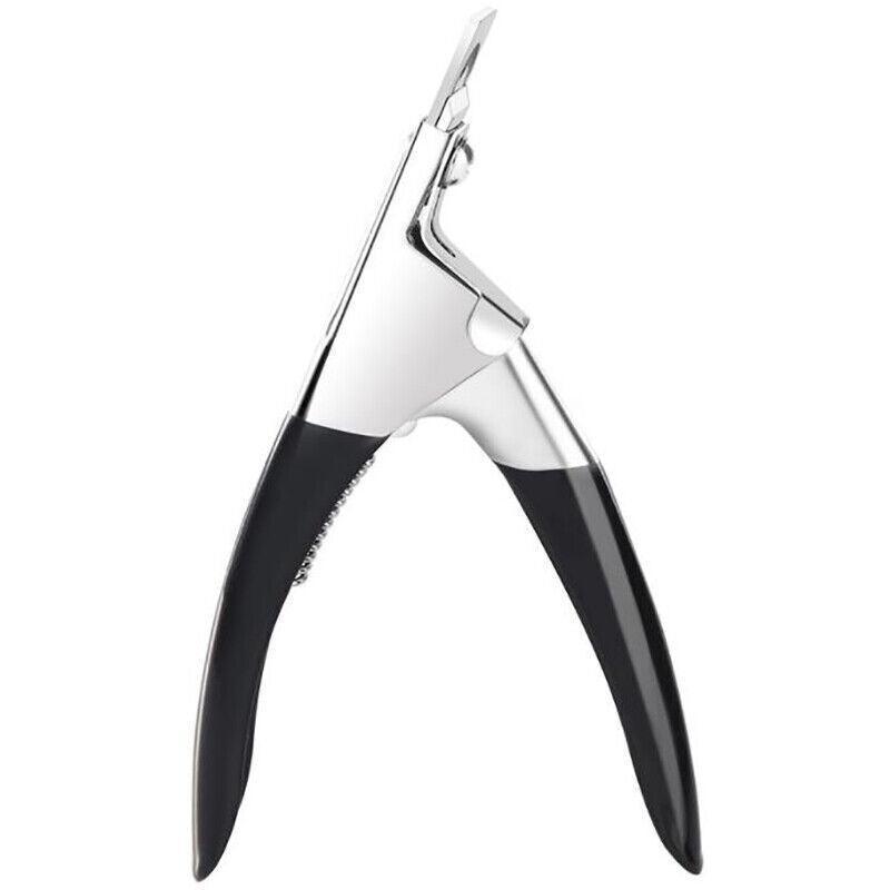 Acrylic Nail Tip Cutter False Nail Clipper U Shape Manicure Art Trimmer Tool - Red