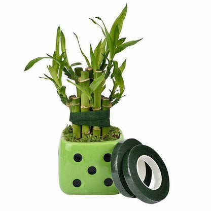 2PCS Green Floral Tape for DIY Craft Flower Wrapping and Bouquet Stems 240cm