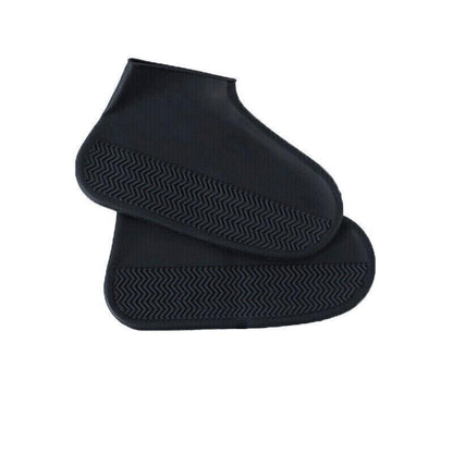 Shoe Cover Waterproof Silicone Non Slip Rain Water Rubber Foot Boot Overshoe L Size - Red