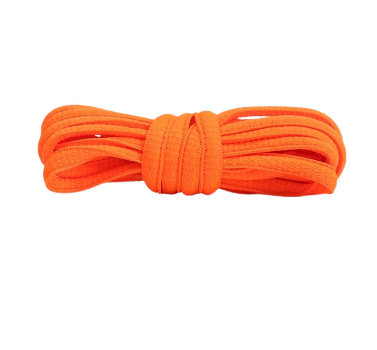Shoelaces Colorful Coloured Flat Round Oval Bootlace Sneaker Shoe Laces - Flat-Black