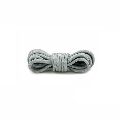 Shoelaces Colorful Coloured Flat Round Oval Bootlace Sneaker Shoe Laces - Round-Red