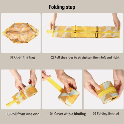 Large Foldable Eco-Friendly Shopping Bag Reusable Thickened Portable Travel Tote - 6