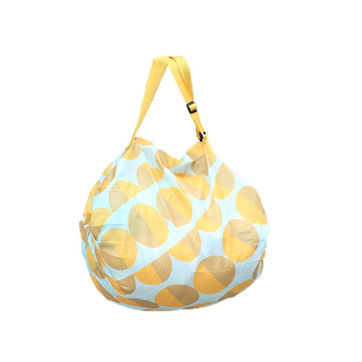 Large Foldable Eco-Friendly Shopping Bag Reusable Thickened Portable Travel Tote - 4