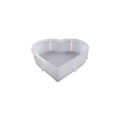 New Large Crystal Epoxy Resin Mold Geometry Cube Specimen Love Heart Round Mould - Heart