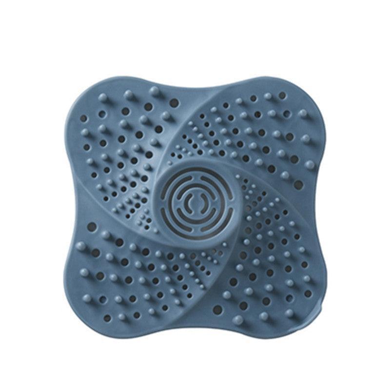 Sink Trap Filter Hair Catcher Shower Bath Cover Basin Stopper Drain Strainer - White