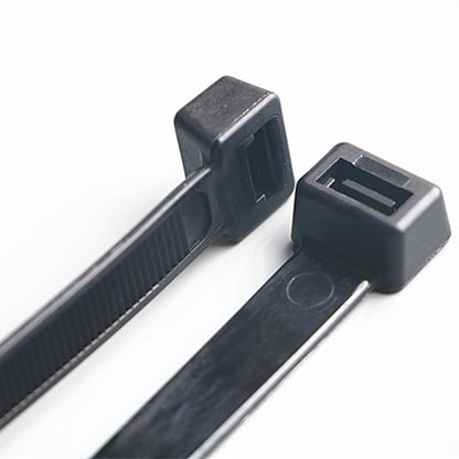 250X Cable Ties Zip Ties Nylon UV Stabilised Black Cable Tie - 3.5*250mm