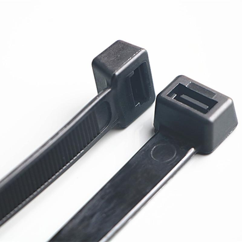 250X Cable Ties Zip Ties Nylon UV Stabilised Black Cable Tie - 3.5*300mm