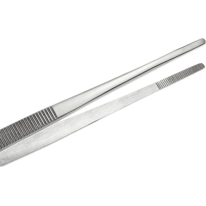 Kitchen Tweezers Silver Garden Tweezer For Professional Use Craft Home Long Au - CR 25cm