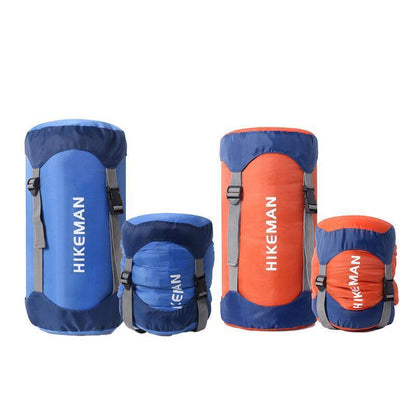 M Size Waterproof Compression Stuff Sack Outdoor Camping Storage Bag Sleeping Bag Cover - Blue