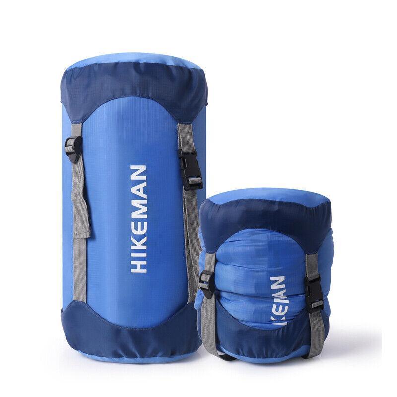 M Size Waterproof Compression Stuff Sack Outdoor Camping Storage Bag Sleeping Bag Cover - Blue