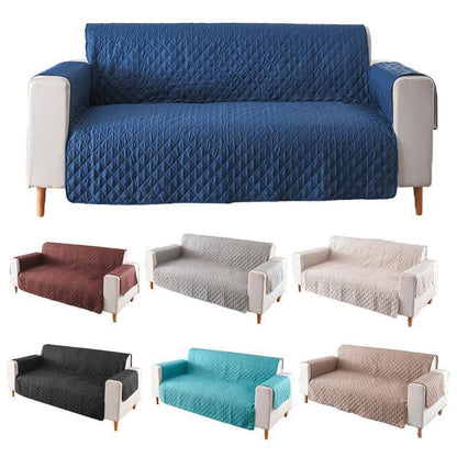 190x195cm Seater Pet Sofa Protector Cover Quilted Couch Covers Lounge Slipcover - Beige