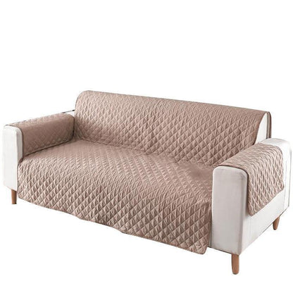190x195cm Seater Pet Sofa Protector Cover Quilted Couch Covers Lounge Slipcover - Blue