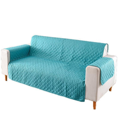190x195cm Seater Pet Sofa Protector Cover Quilted Couch Covers Lounge Slipcover - Blue