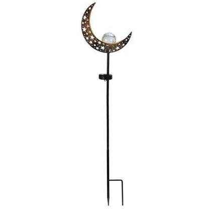 Solar Lights LED Garden Decor Outdoor Path Lights Lawn Light Lantern Lamp - 1X Moon