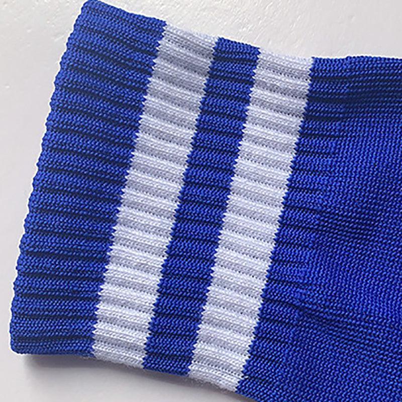 Mens Womens Sports Breathable Tube Long High Socks Knee Warm Casual Footy Soccer - Orange
