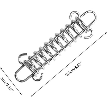 1 - 15PCS Outdoor Camping Tent Spring Wind Rope Buckle Fix Hook Buckles Silver Red - 1pcs - Factory Direct Shop