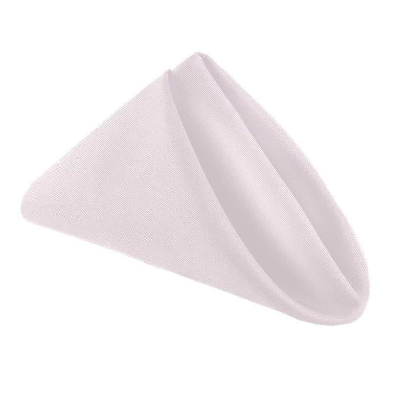 50PCS Polyester Plain Fabric Cotton Napkins For Wedding Cloth pc Table Dinner - Red