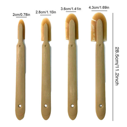 4pcs Squeegee Plastic Grout Sealant Spatula Caulk Applicator Tool Set for Home