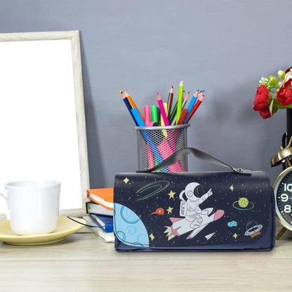 Functional Pencil Case Stationery Bag Pen Holder Storage Organizer for School - 04