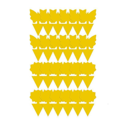 10X Dual Sided Sticky Trap Insect Killer Whitefly Thrip Fruit Fly Gnat - Sunflower 20PCS