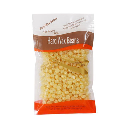 300G Hard Wax Bean No Strip No Pain Hot Film Body Waxing Hair Removal Depilatory - Strawberry