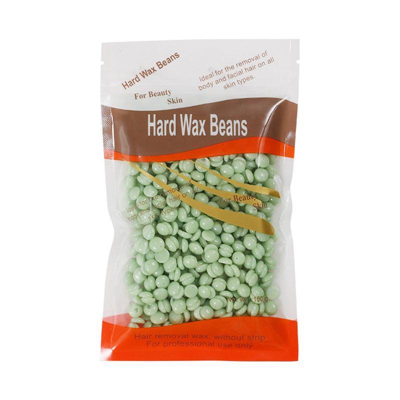 300G Hard Wax Bean No Strip No Pain Hot Film Body Waxing Hair Removal Depilatory - Strawberry