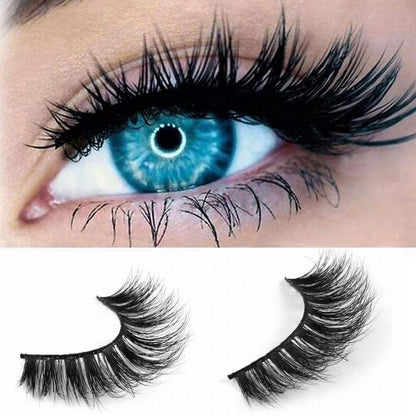 5 Pairs 3D Thick Mink Fake False Eyelashes Natural Long Wispy Makeup Lashes Au - 3D-48