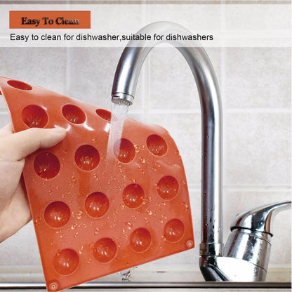 Soap Mold Cake Mould Kitchen Accessories Kitchenware Silicone Gel Baking Tools - 15 semicircle
