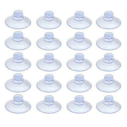 20Pcs 20/40Mm Suction Cups Caps Suckers Aquarium Fish Tank Glass Hanger Pads - 20MM