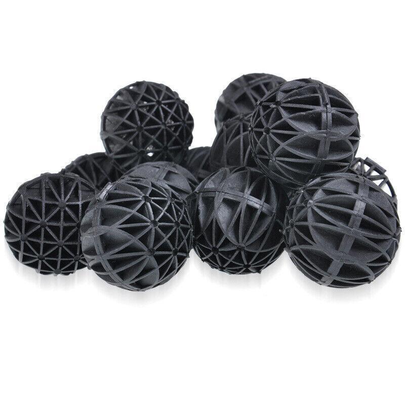 100-300X Bio Balls Aquarium Marine Fish Tank Pond Sump Filter Media Biological - Blue 100PCS