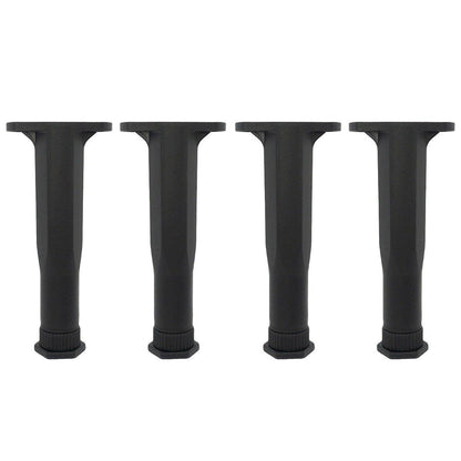 4pcs Adjustable Bed Frame Feet Ribbed Furniture Support Legs Sturdy Foundation