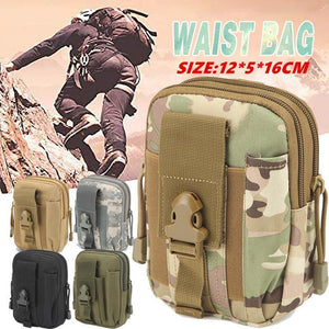 Tactical Waist Bag Utility Military Wallet Pack Belt Molle Multi Purpose Pouch - ACU